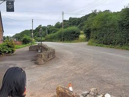 Entrance off road