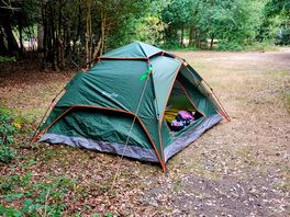 Don't pitch your tents in the holy trees lol