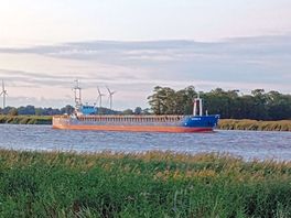 Ships sailing past