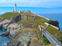 South stack lighthouse nearby.