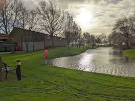 We had a riverside pitch, lovely.