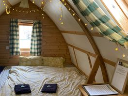 Inside the wigwam!