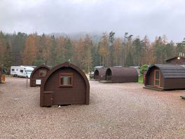 Tyndrum holiday park hiker huts…excellent!