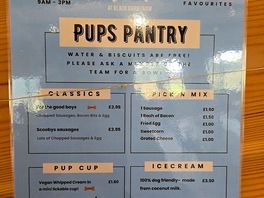 Doggy menu!