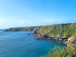 The view from the coastal path