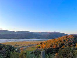 View from the site at golden hour