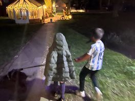 Walk back to the tent
