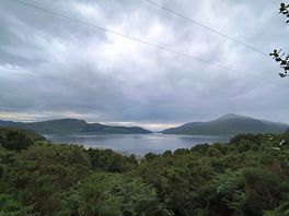 Above the campsite