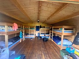 Cabin sleeps 8