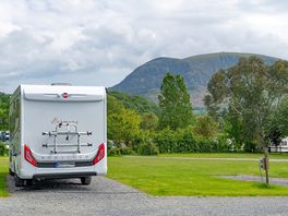 Amazing views from the hardstanding touring pitches