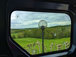 View from the bed