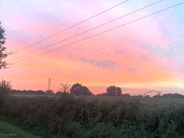 Sunset.