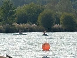 Bought our own paddle boards to use