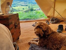 Relaxing with our gorgeous view