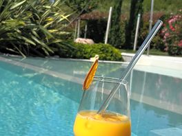 Terrace poolside