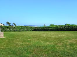 Sheltered pitches on the camping field