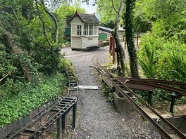 Small train on site