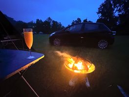 First night by the campfire