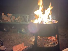 Cozy by the fuire