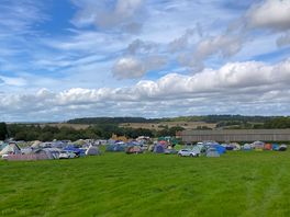 Our view from the top of the campsite