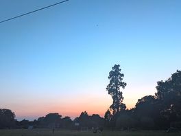 Sun going down