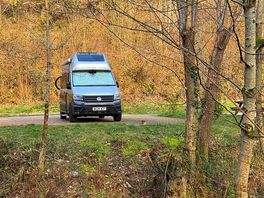 The camper on our pitch