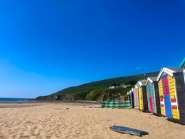 With beach hut rental. just £30 for the day.