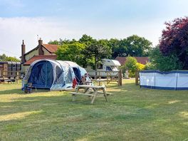 Camping Meadow beside the farmhouse