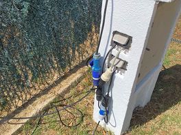 Electric hook up point