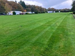 Riverside llangammarch: large level field, beautifully mown