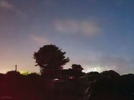 Fireworks from where we were pitched