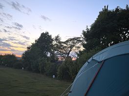 Good sized pitches with electric hookups