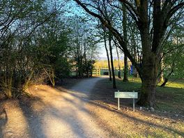 Woodland walk to the camping field