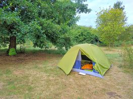 Our camping pitch
