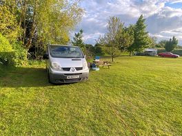 Home for the evening.