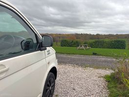 The beautiful view from the pitch