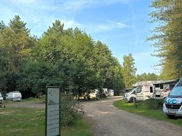 Entrance to the motorhome pitches