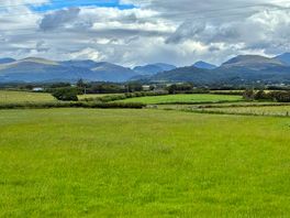 View from cumblands farm to scafell pike
