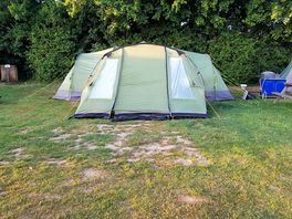 Our 8berth tent with additional porch