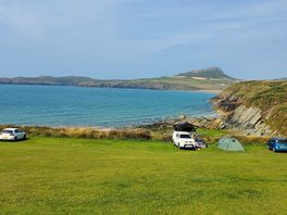 View from lower camping fields