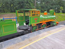 New train ride round chimp island