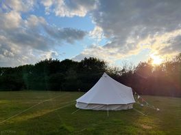 Lovely bell tents on quiet site