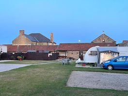 Campsite at night