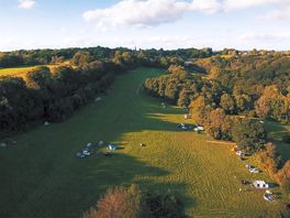 View down the main field