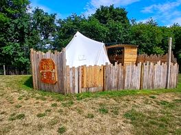 The bell tents