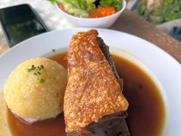 Leckerer schäuflebraten