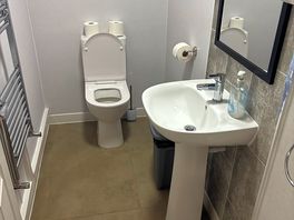 Immaculate toilets