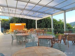 Terraza y escenario para conciertos