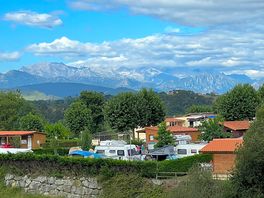 View of the camping from the top