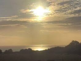 Sunrise from the site
